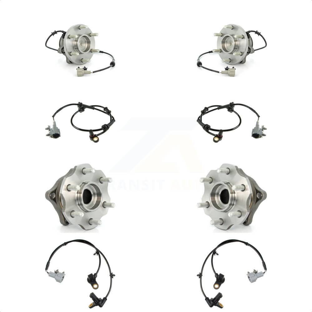Kugel - K7S-102947 - Front and Rear Wheel Bearing and Hub Assembly Kits