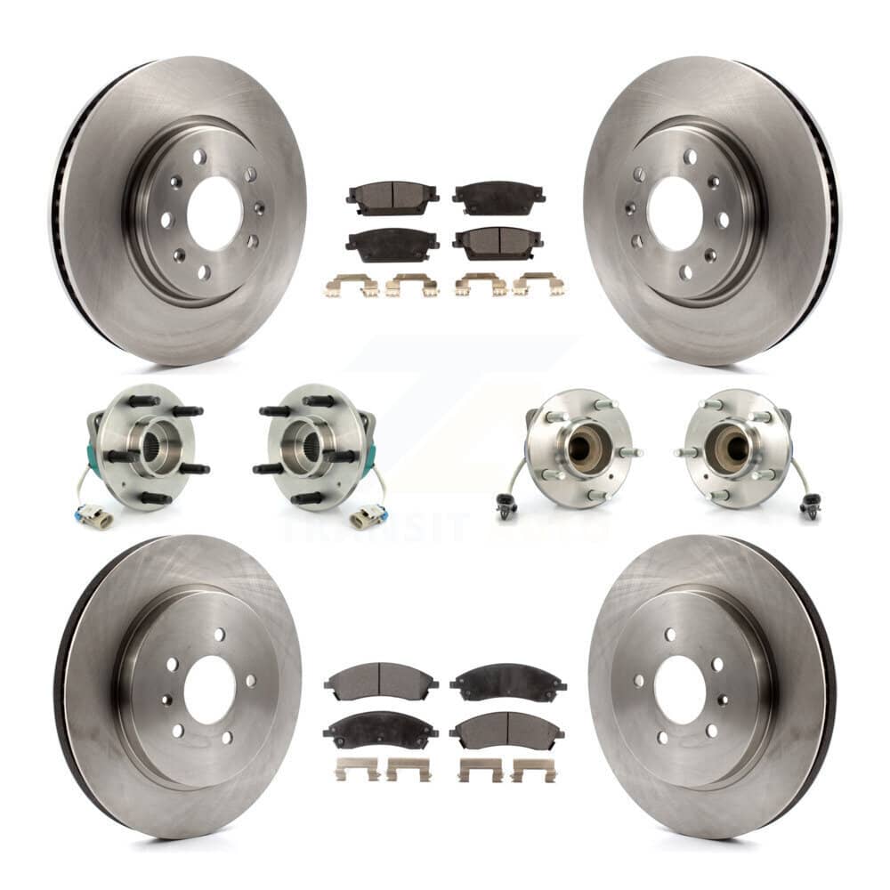 Transit Auto - KBB-108778 - Front and Rear Wheel Bearing and Hub Assembly Kits