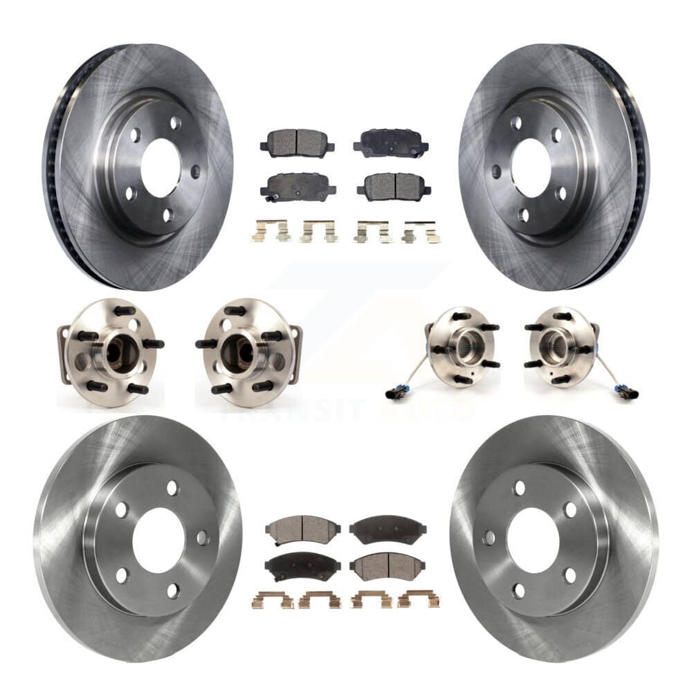 Transit Auto - KBB-108898 - Front and Rear Wheel Bearing and Hub Assembly Kits