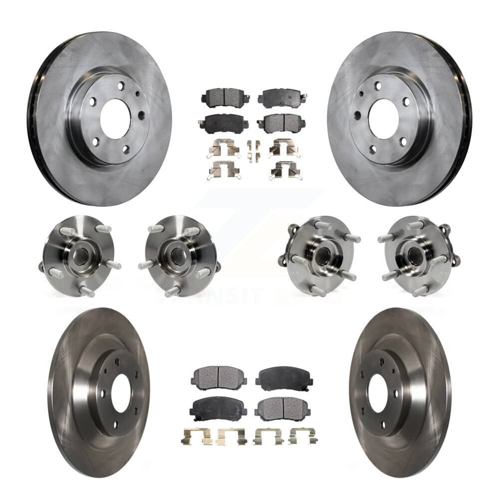 Transit Auto - KBB-109033 - Front and Rear Wheel Bearing and Hub Assembly Kits
