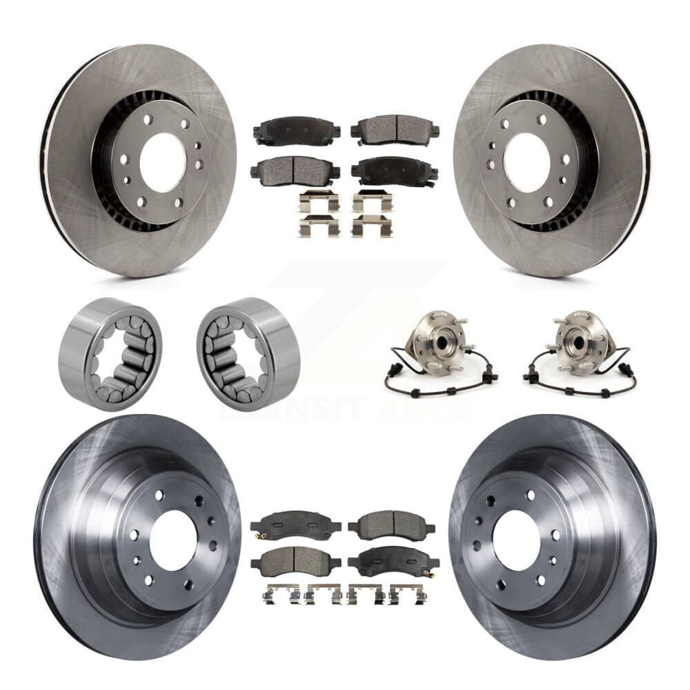 Transit Auto - KBB-109173 - Front and Rear Wheel Bearing and Hub Assembly Kits