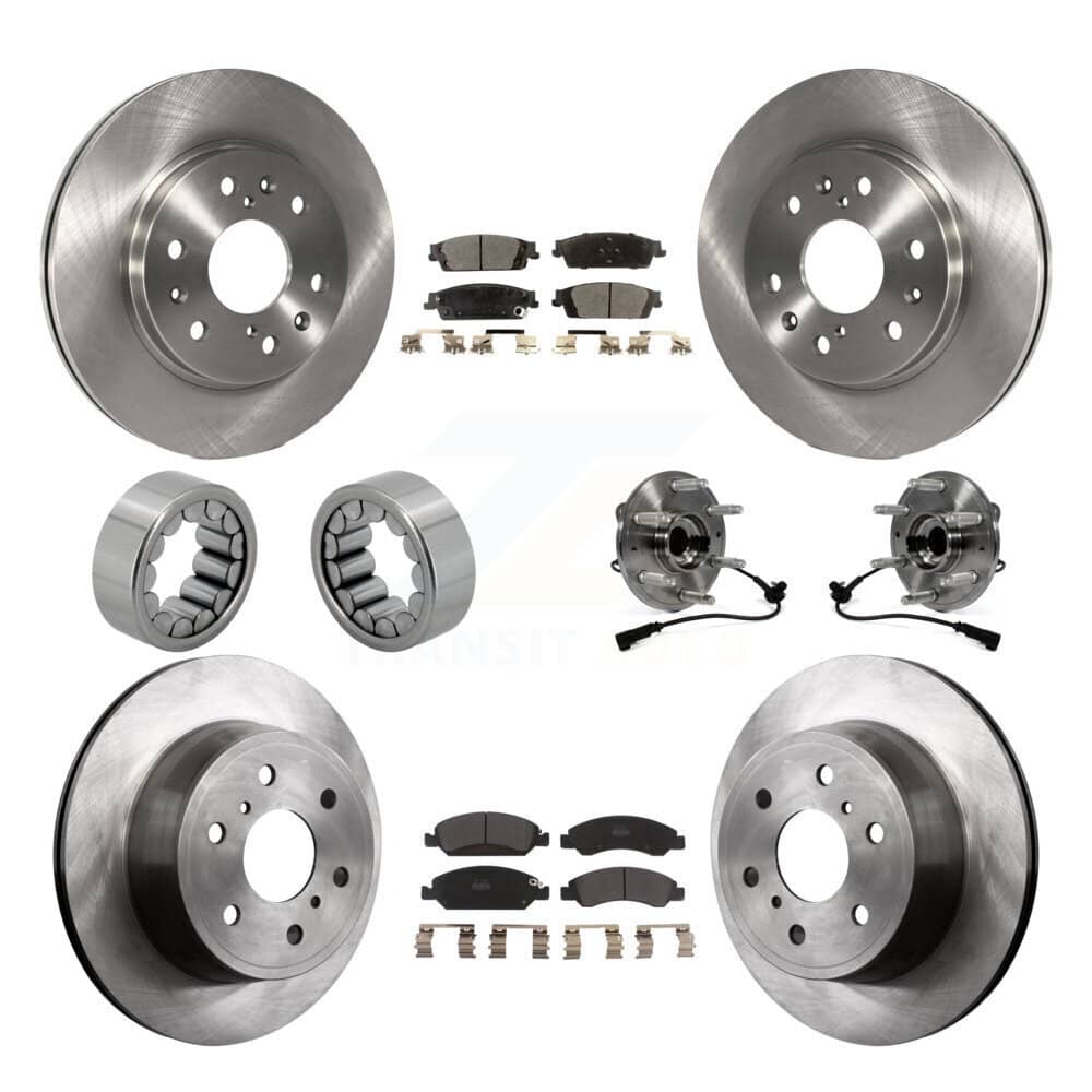 Transit Auto - KBB-109204 - Front and Rear Wheel Bearing and Hub Assembly Kits