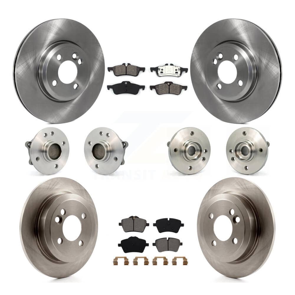 Transit Auto - KBB-109557 - Front and Rear Wheel Bearing and Hub Assembly Kits