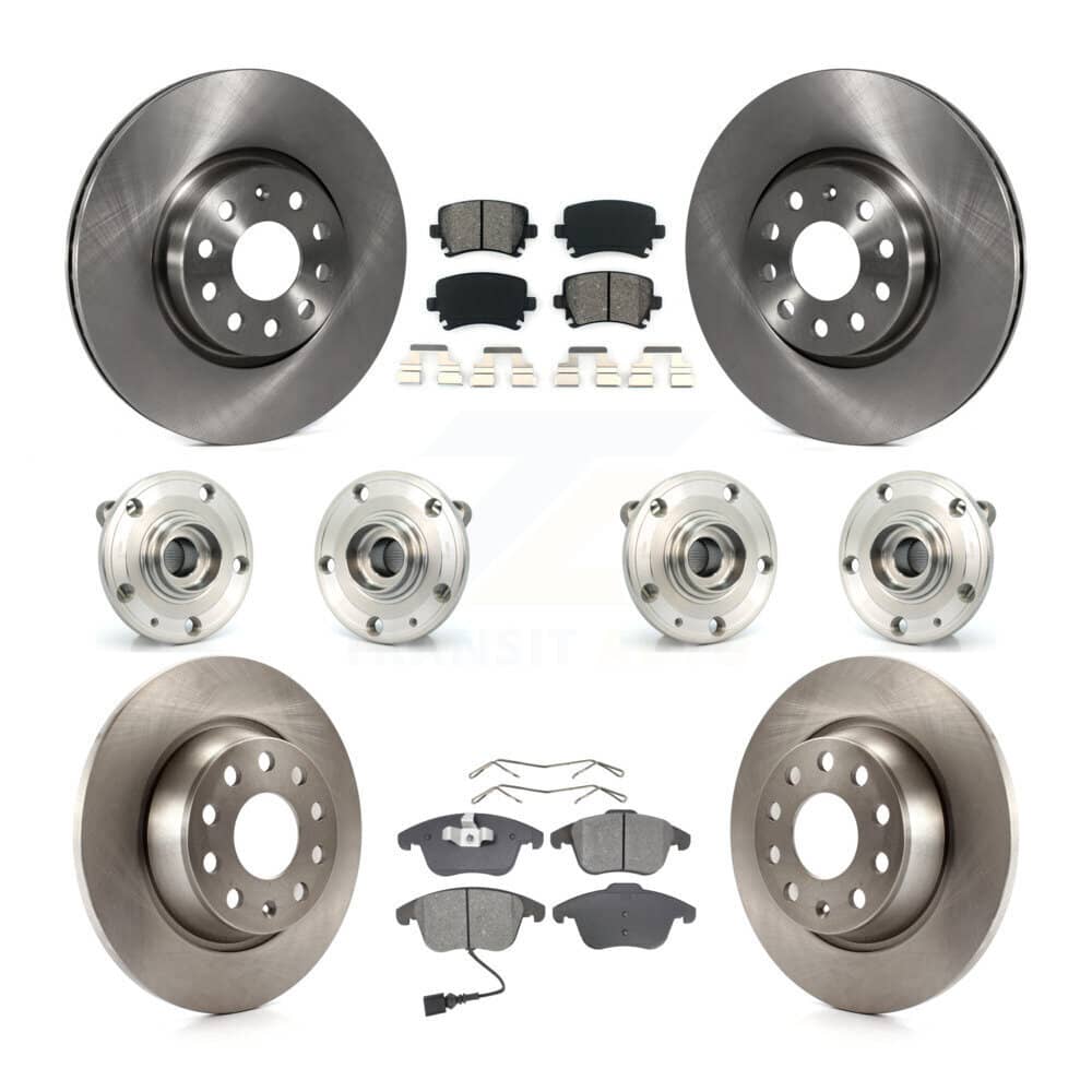Transit Auto - KBB-109798 - Front and Rear Wheel Bearing and Hub Assembly Kits