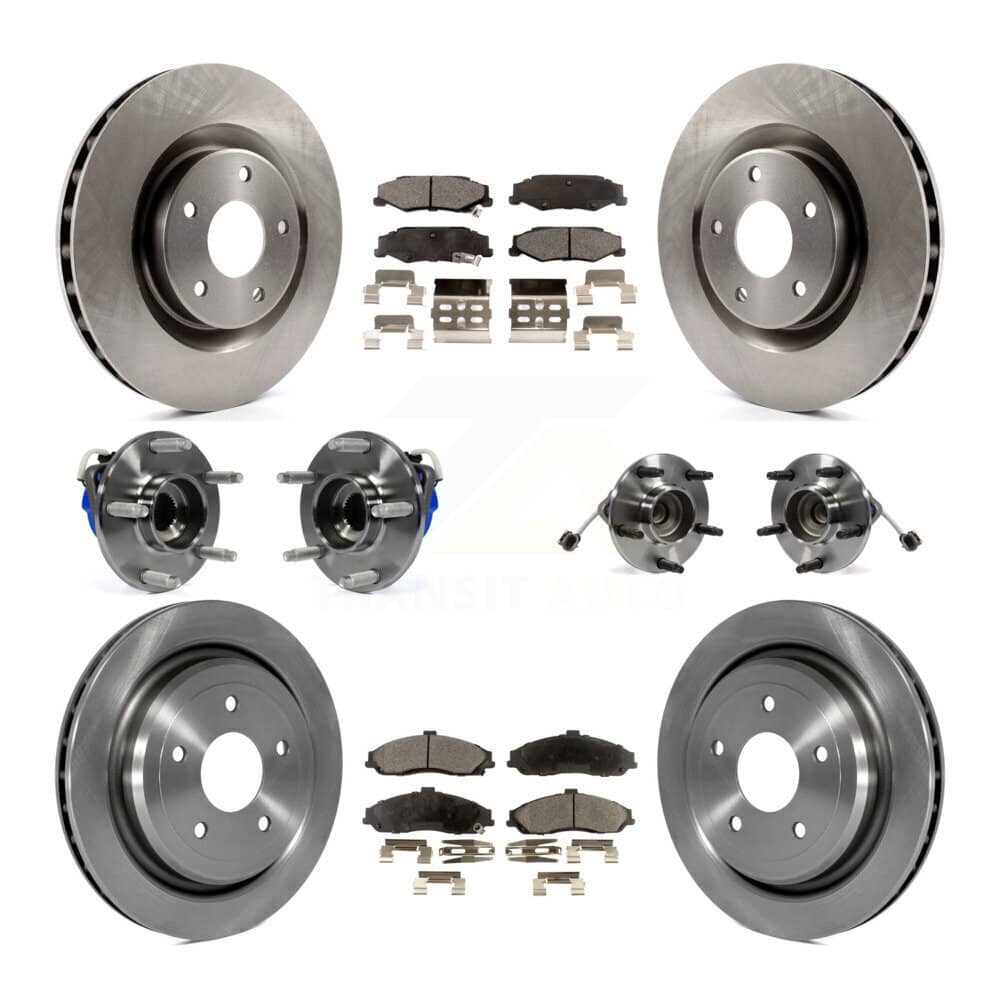 Transit Auto - KBB-110180 - Front and Rear Wheel Bearing and Hub Assembly Kits