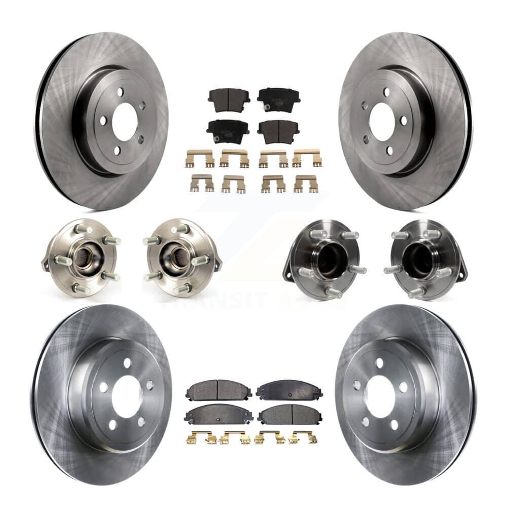 Transit Auto - KBB-110344 - Front and Rear Wheel Bearing and Hub Assembly Kits