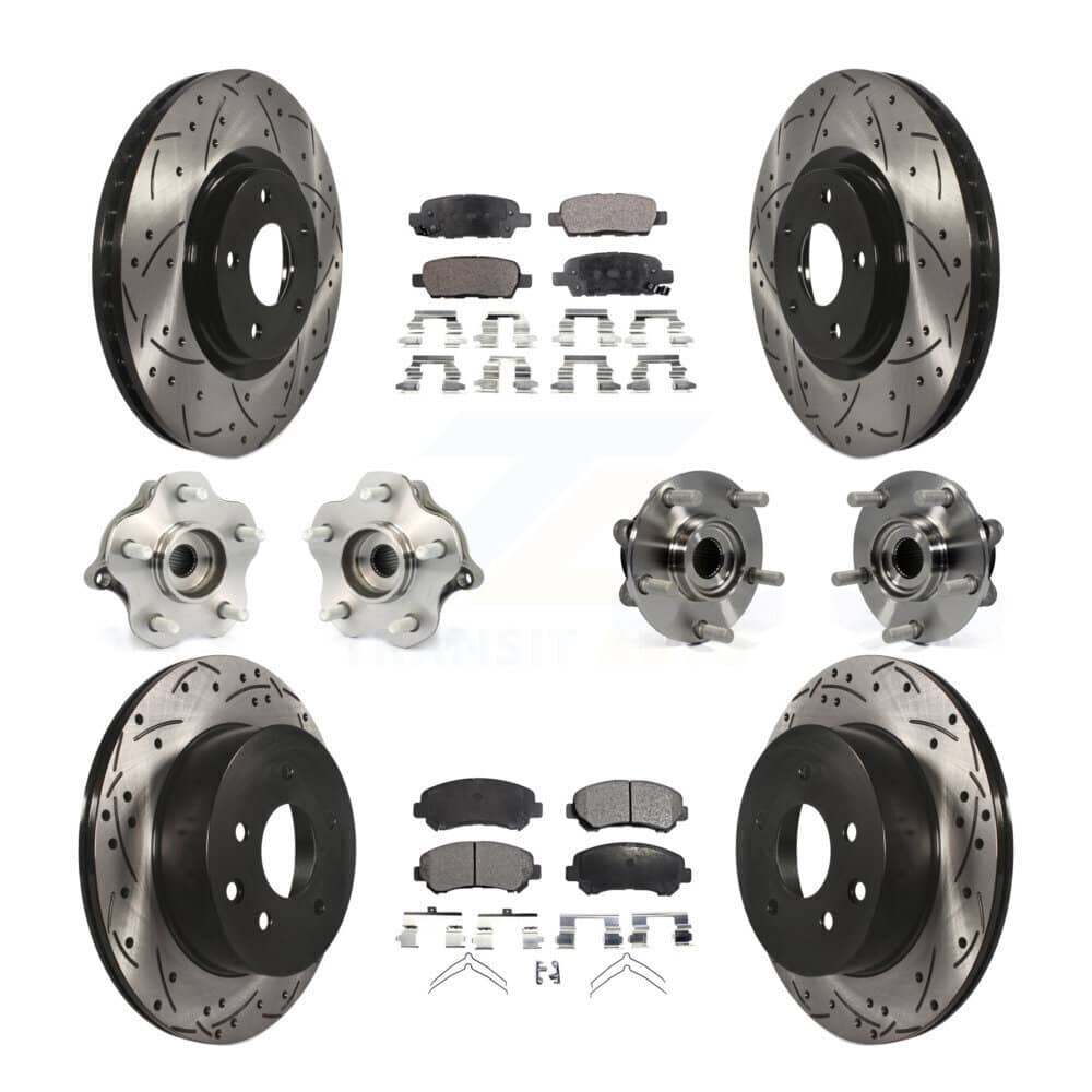 Transit Auto - KBB-110805 - Front and Rear Wheel Bearing and Hub Assembly Kits
