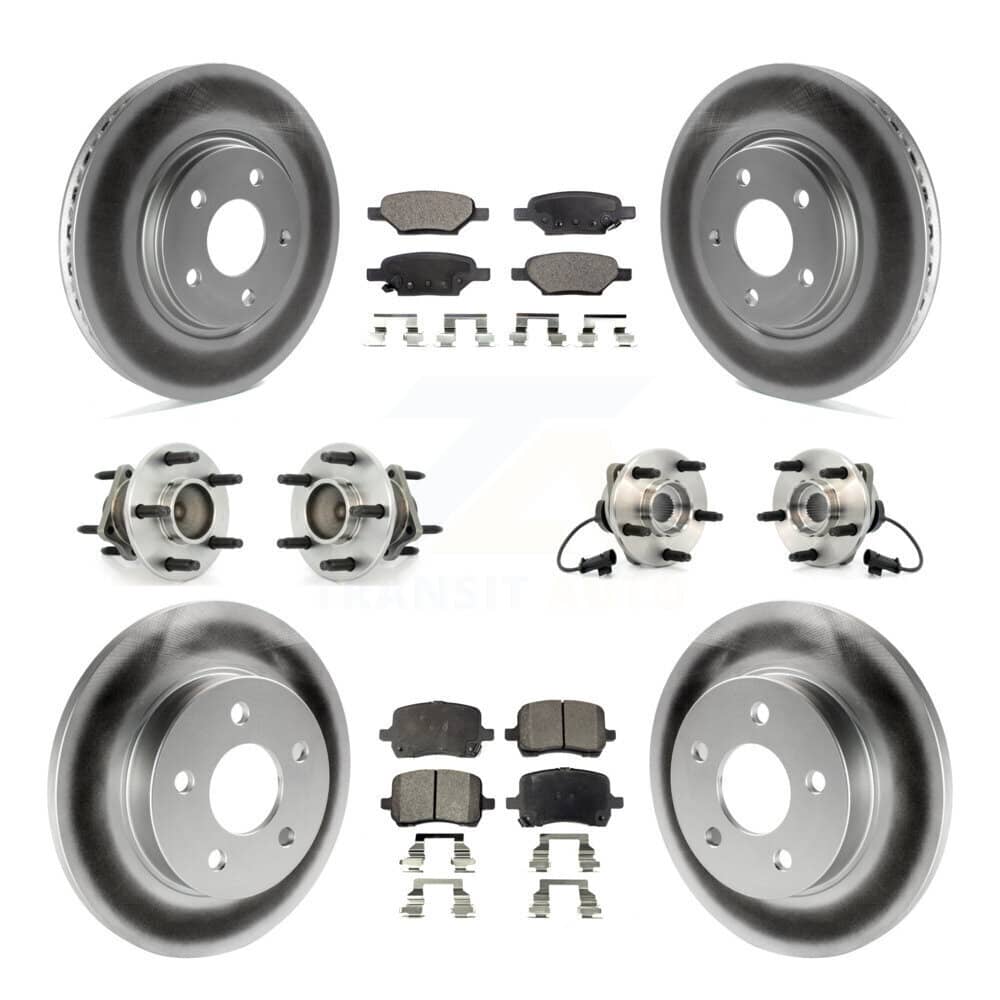 Transit Auto - KBB-111495 - Front and Rear Wheel Bearing and Hub Assembly Kits
