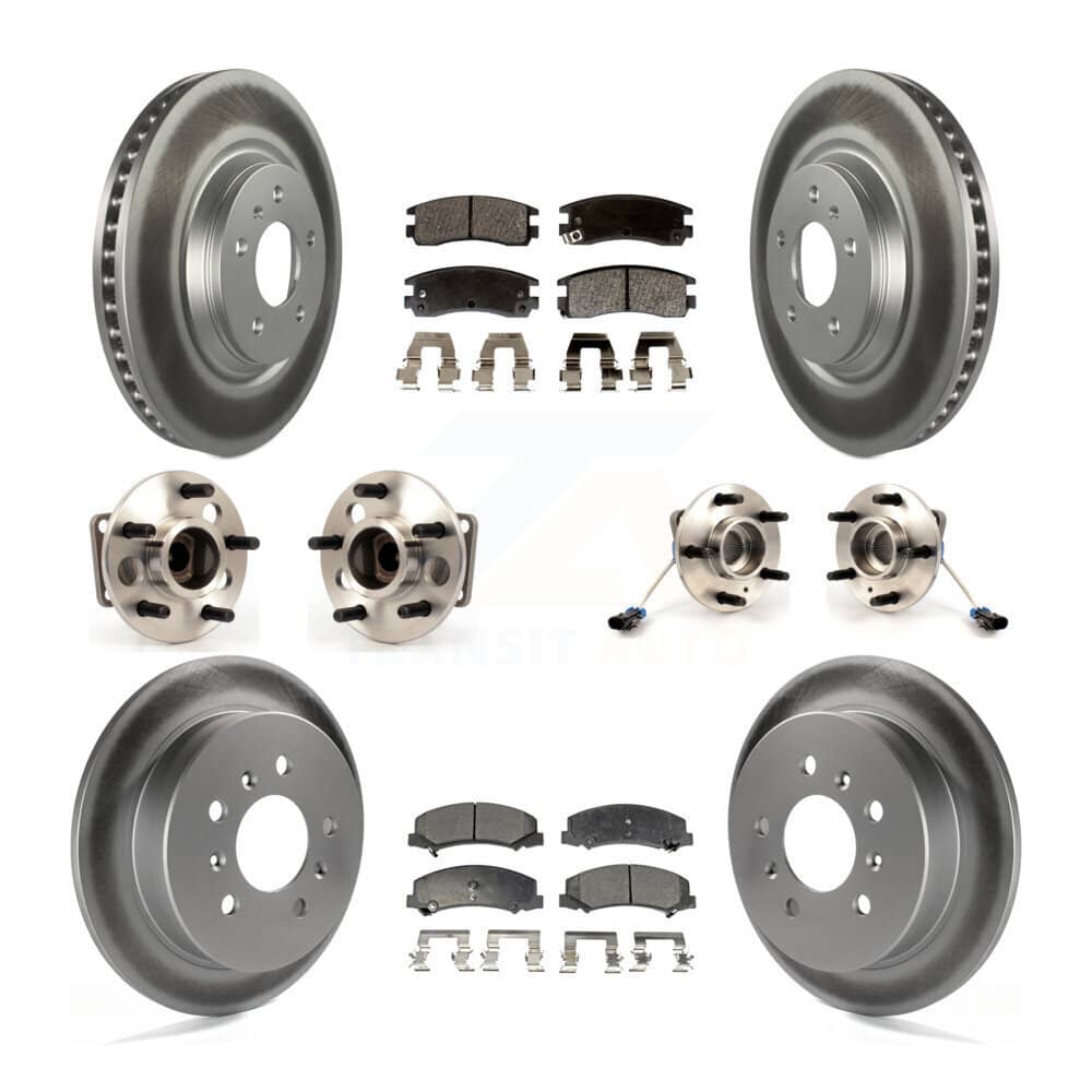 Transit Auto - KBB-111586 - Front and Rear Wheel Bearing and Hub Assembly Kits