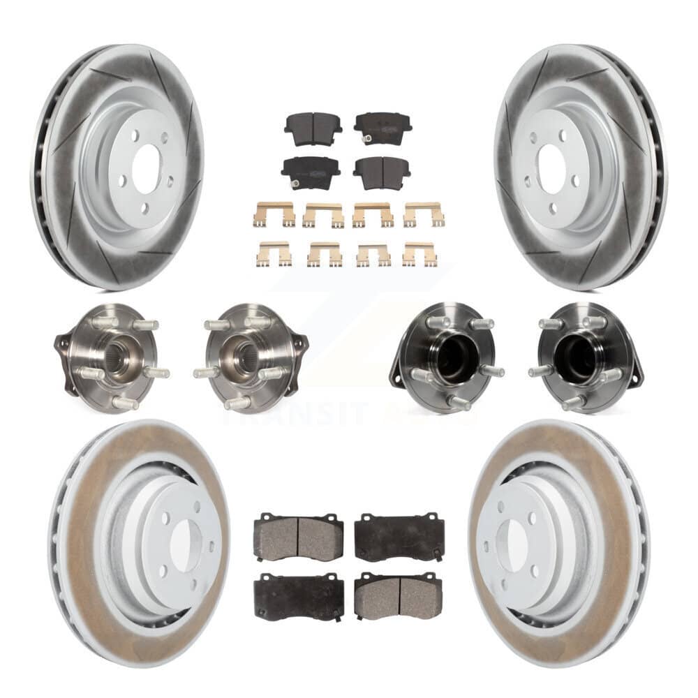 Transit Auto - KBB-111728 - Front and Rear Wheel Bearing and Hub Assembly Kits