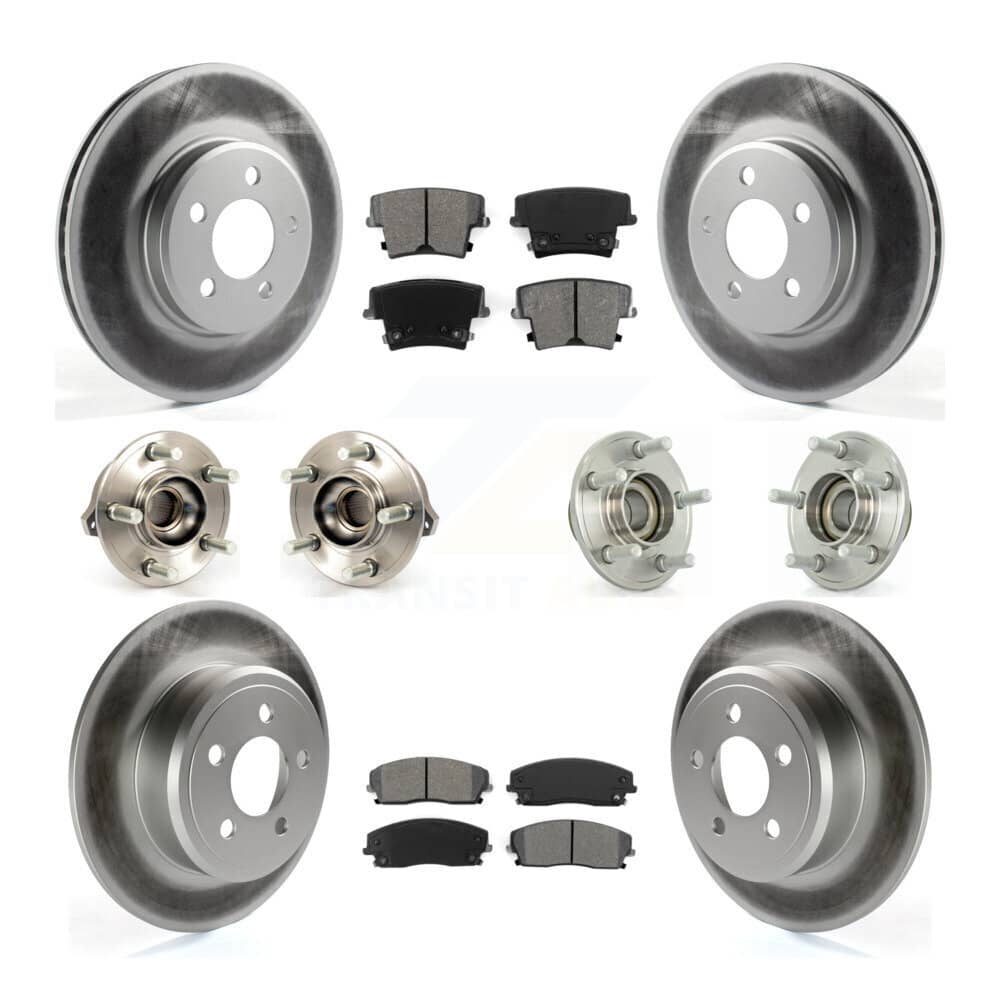 Transit Auto - KBB-112117 - Front and Rear Wheel Bearing and Hub Assembly Kits