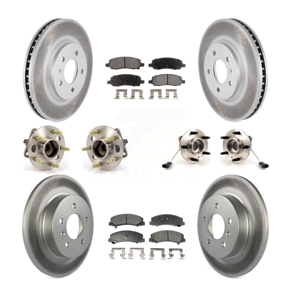 Transit Auto - KBB-112528 - Front and Rear Wheel Bearing and Hub Assembly Kits