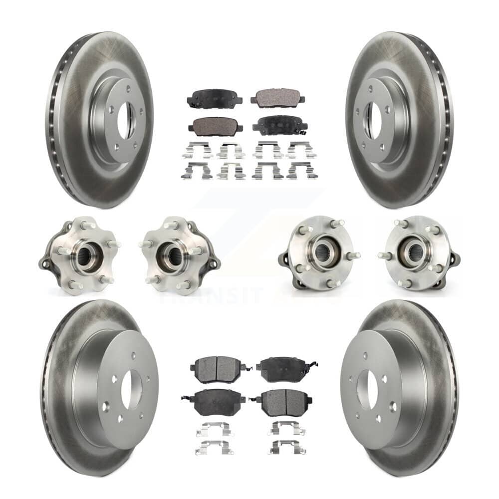 Transit Auto - KBB-112681 - Front and Rear Wheel Bearing and Hub Assembly Kits