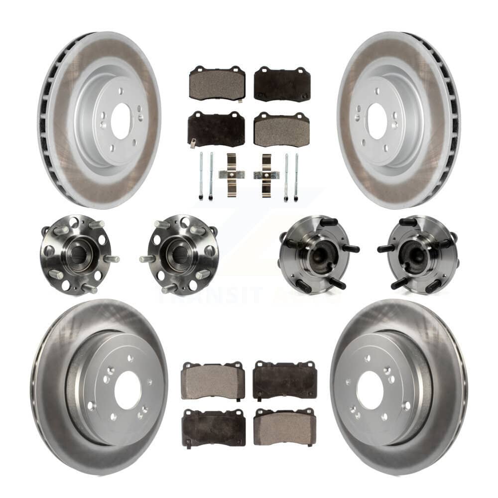 Transit Auto - KBB-112767 - Front and Rear Wheel Bearing and Hub Assembly Kits