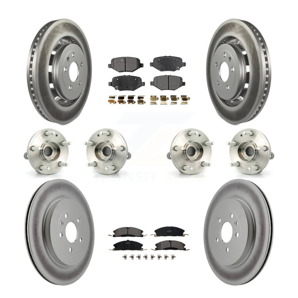 Transit Auto - KBB-112783 - Front and Rear Wheel Bearing and Hub Assembly Kits
