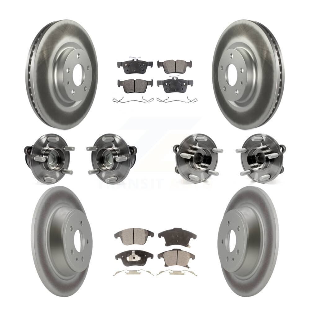 Transit Auto - KBB-112785 - Front and Rear Wheel Bearing and Hub Assembly Kits