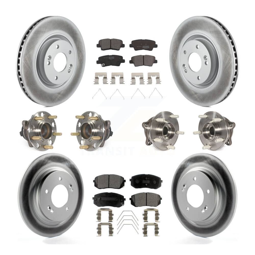 Transit Auto - KBB-112824 - Front and Rear Wheel Bearing and Hub Assembly Kits