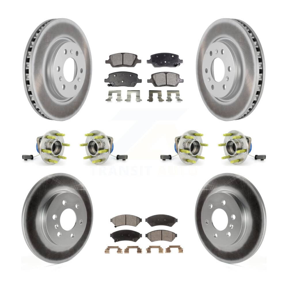 Transit Auto - KBB-112864 - Front and Rear Wheel Bearing and Hub Assembly Kits