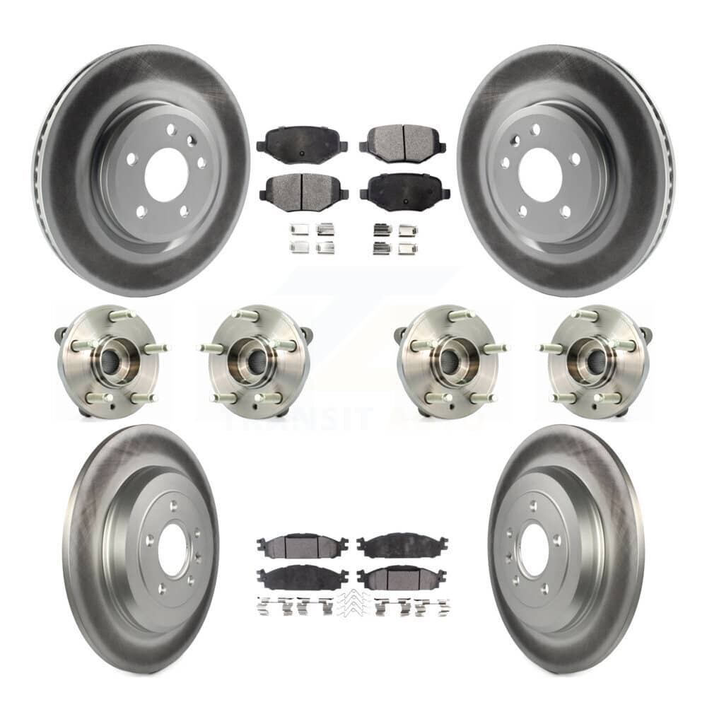 Transit Auto - KBB-112879 - Front and Rear Wheel Bearing and Hub Assembly Kits