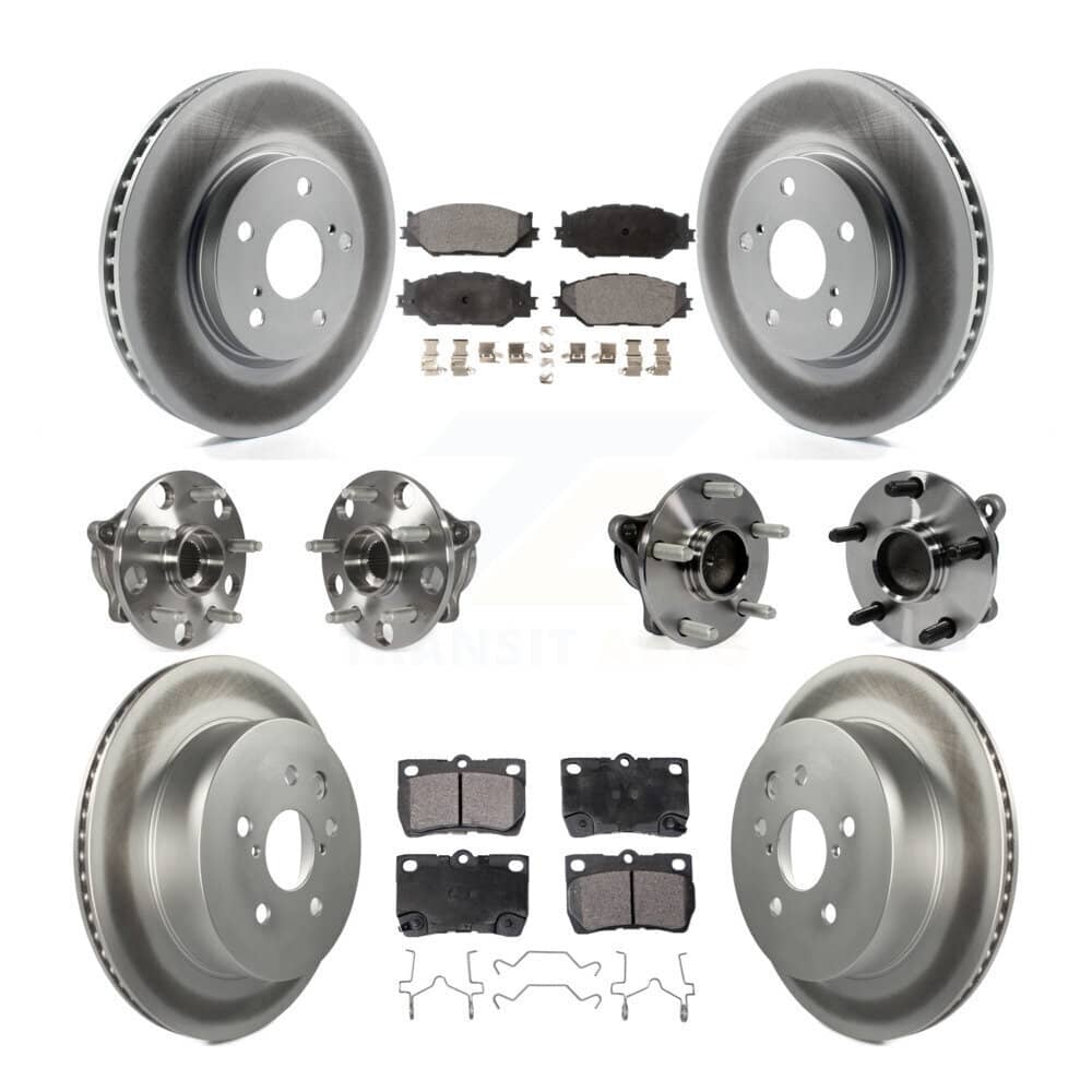 Transit Auto - KBB-112914 - Front and Rear Wheel Bearing and Hub Assembly Kits