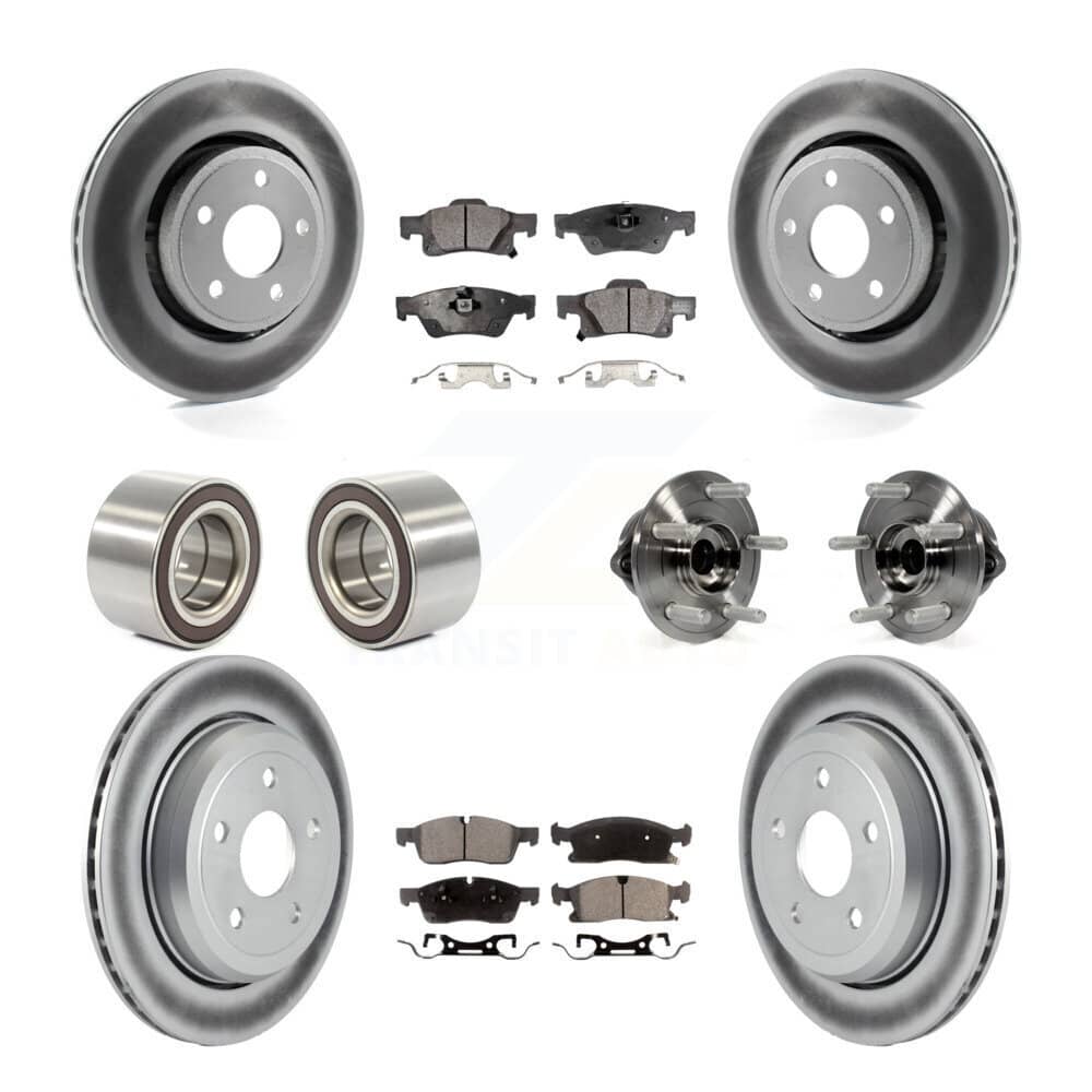 Transit Auto - KBB-112942 - Front and Rear Wheel Bearing and Hub Assembly Kits