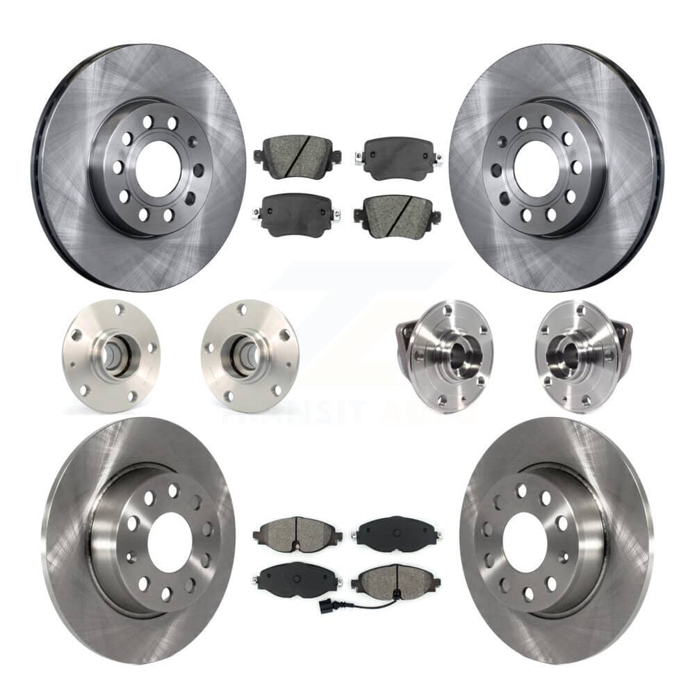 Transit Auto - KBB-113384 - Front and Rear Wheel Bearing and Hub Assembly Kits