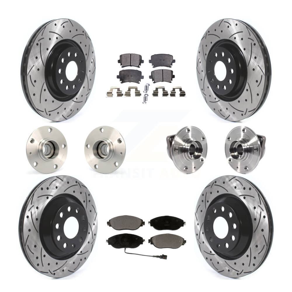 Transit Auto - KBB-114565 - Front and Rear Wheel Bearing and Hub Assembly Kits