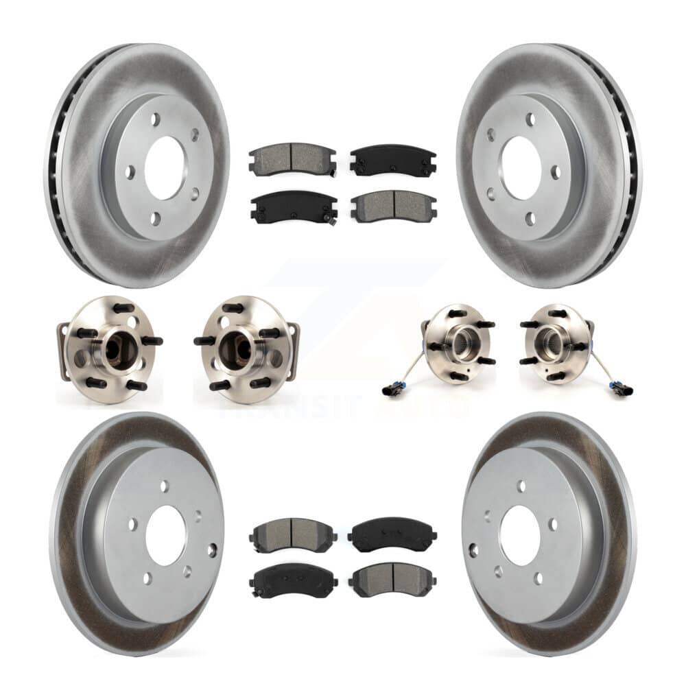Transit Auto - KBB-115378 - Front and Rear Wheel Bearing and Hub Assembly Kits