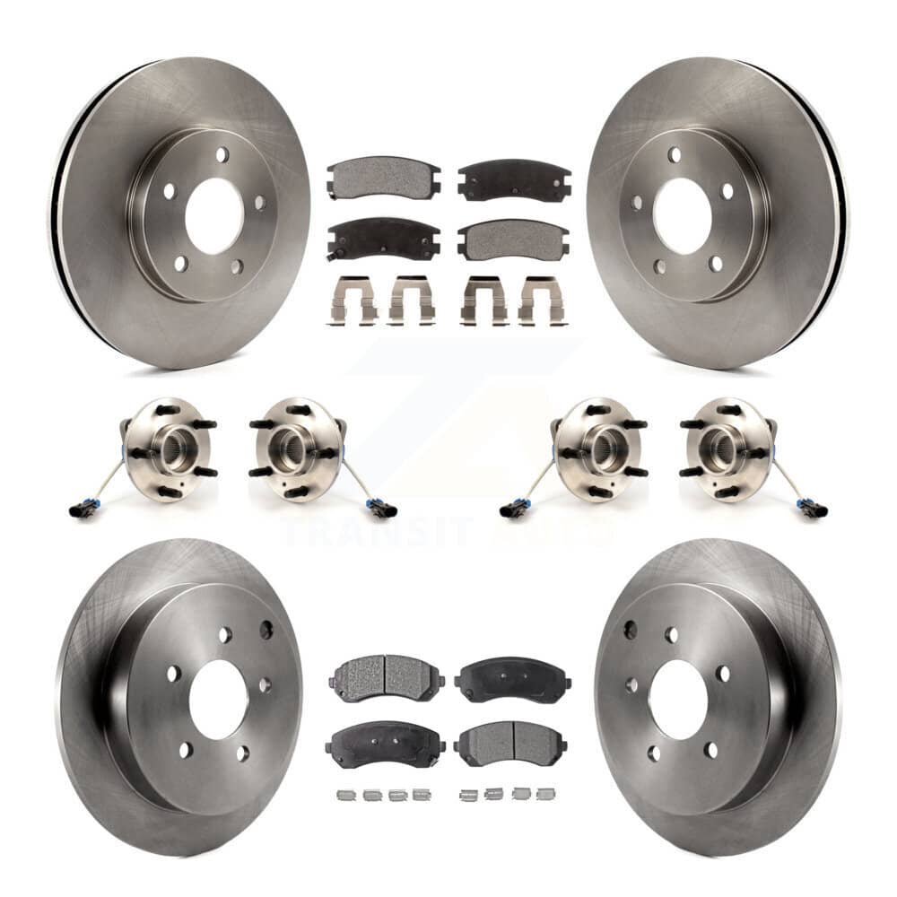 Transit Auto - KBB-116297 - Front and Rear Wheel Bearing and Hub Assembly Kits