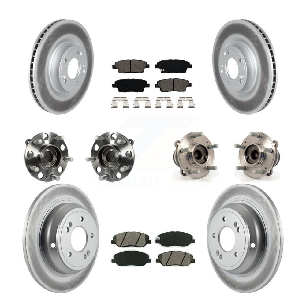 Transit Auto - KBB-116908 - Front and Rear Wheel Bearing and Hub Assembly Kits