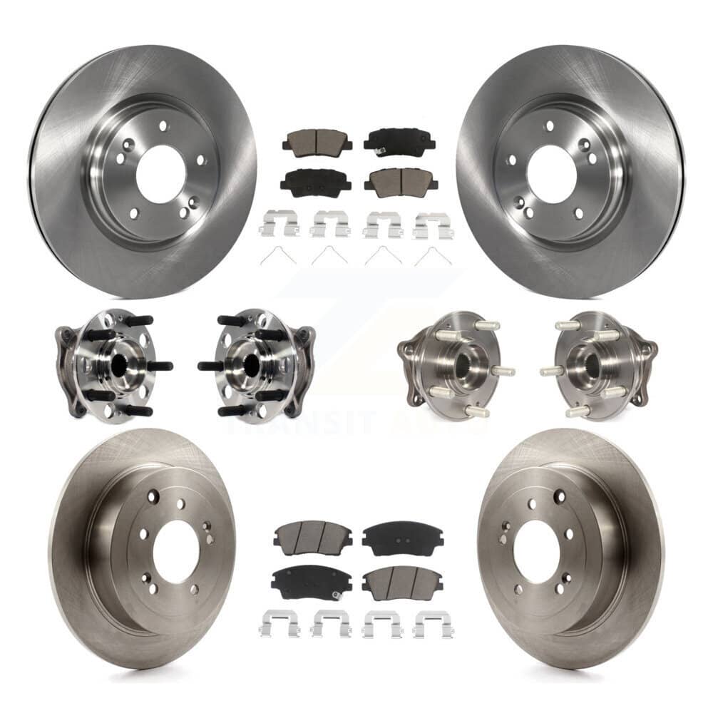 Transit Auto - KBB-119154 - Front and Rear Wheel Bearing and Hub Assembly Kits