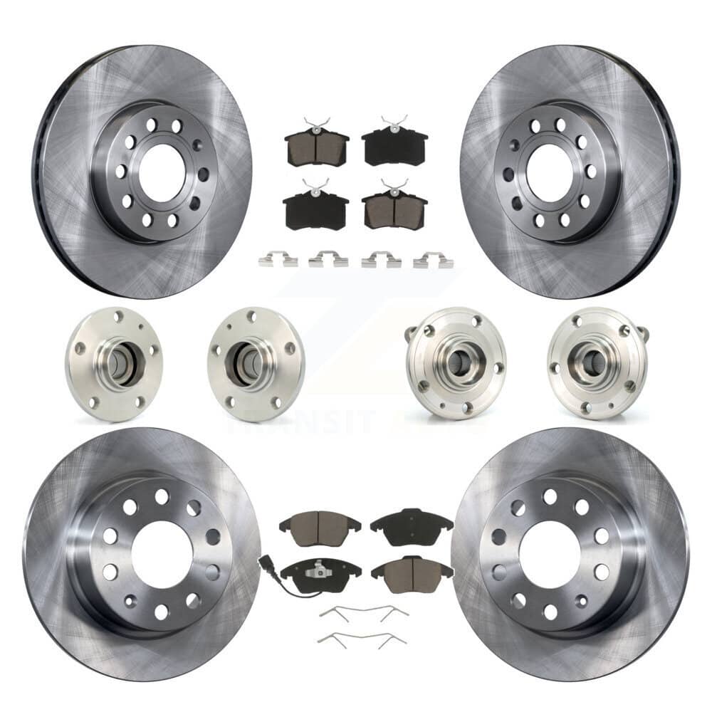 Transit Auto - KBB-119176 - Front and Rear Wheel Bearing and Hub Assembly Kits