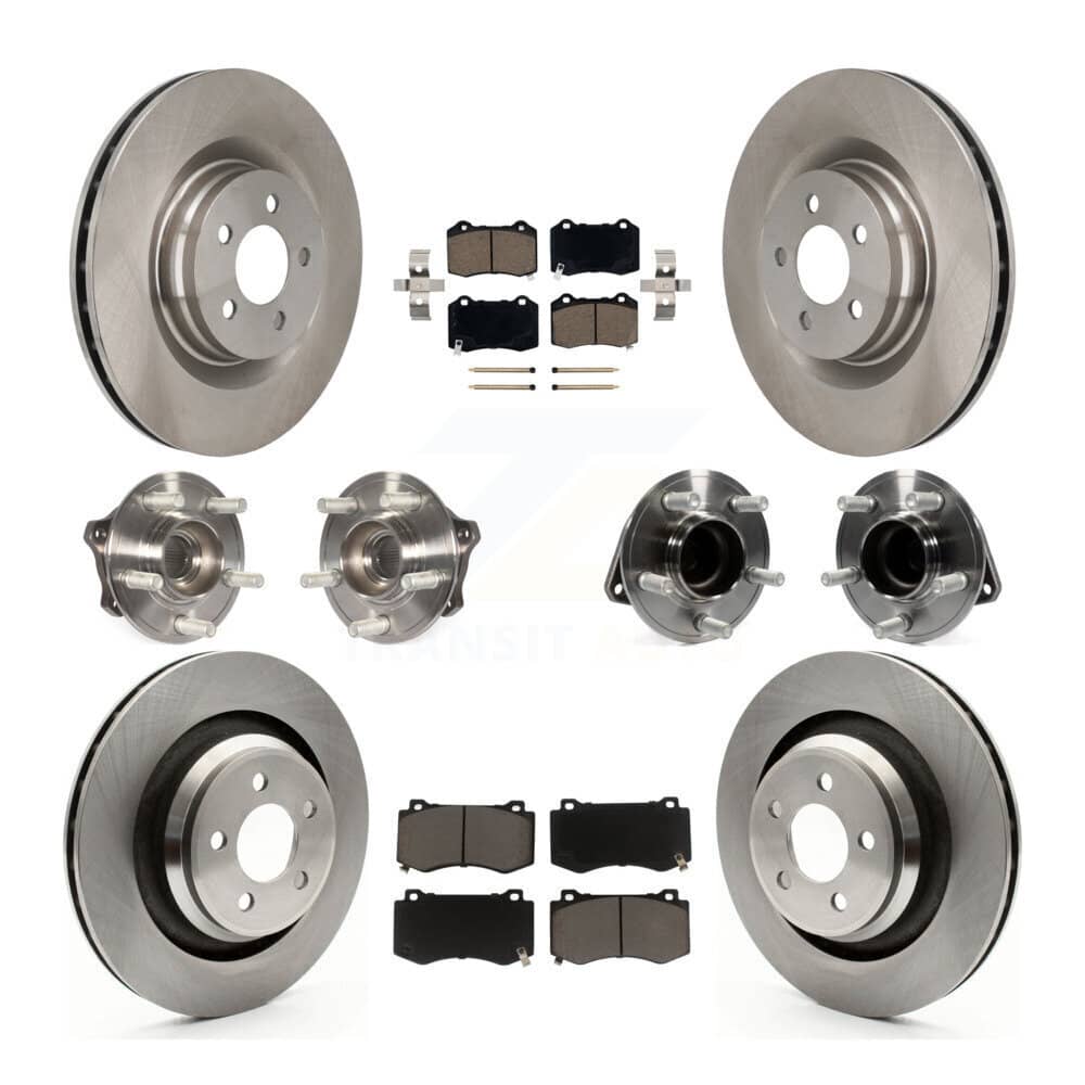 Transit Auto - KBB-119257 - Front and Rear Wheel Bearing and Hub Assembly Kits