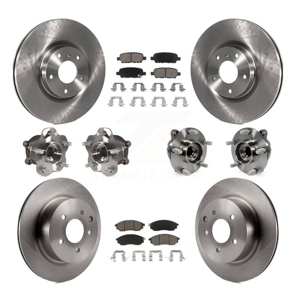 Transit Auto - KBB-119349 - Front and Rear Wheel Bearing and Hub Assembly Kits