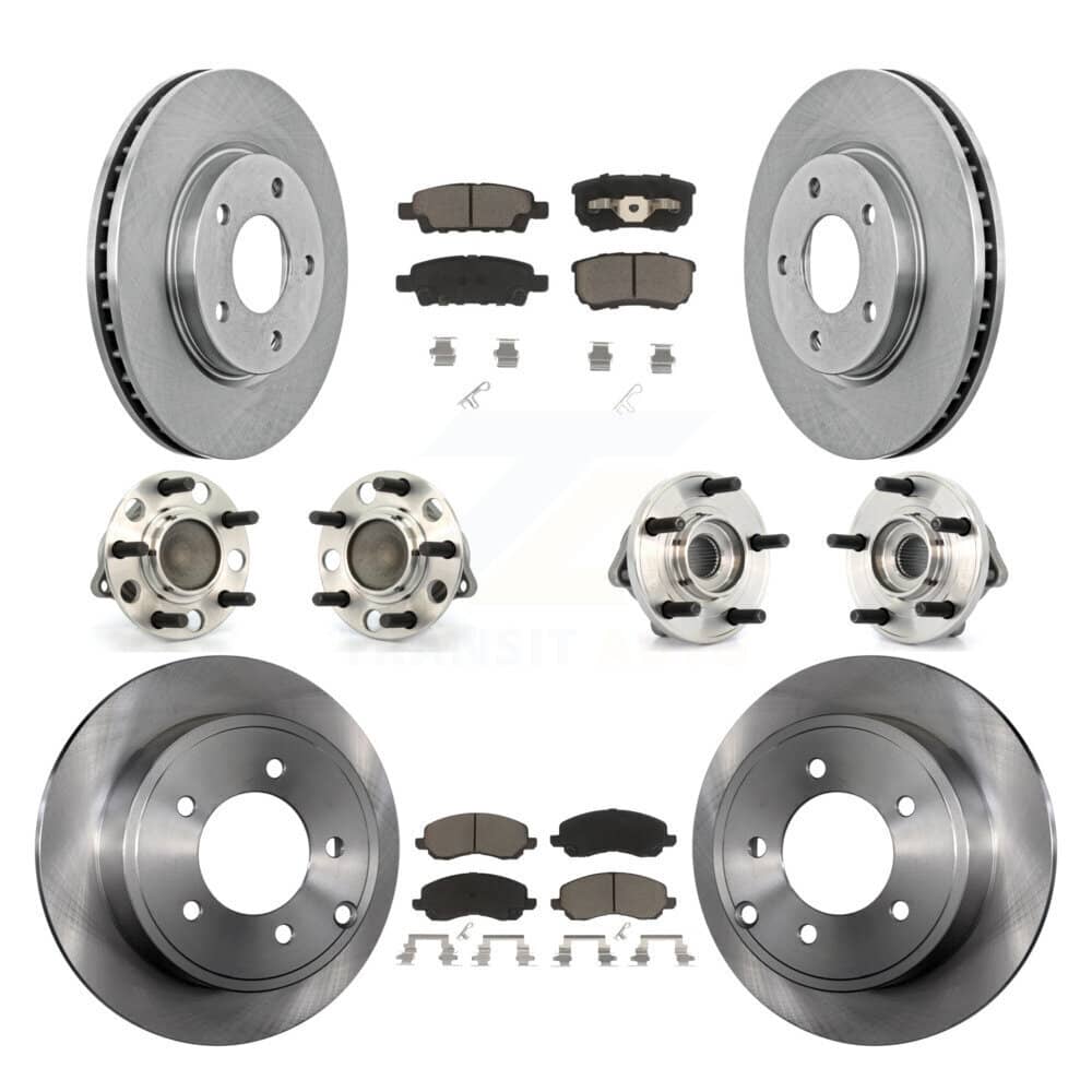 Transit Auto - KBB-119402 - Front and Rear Wheel Bearing and Hub Assembly Kits