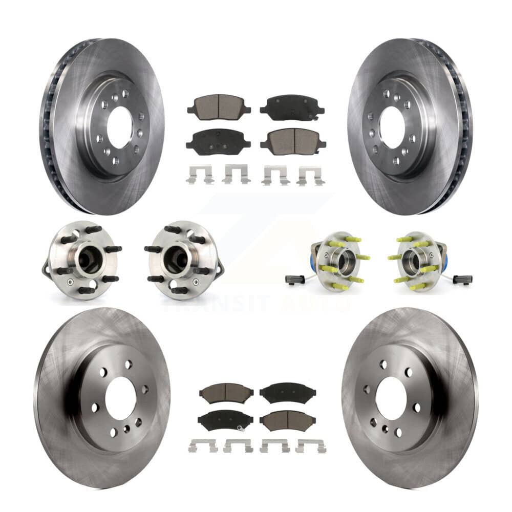 Transit Auto - KBB-119471 - Front and Rear Wheel Bearing and Hub Assembly Kits