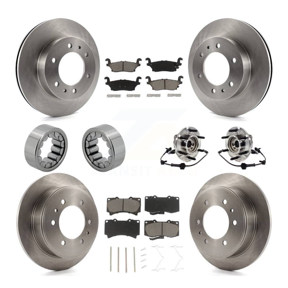 Transit Auto - KBB-119508 - Front and Rear Wheel Bearing and Hub Assembly Kits