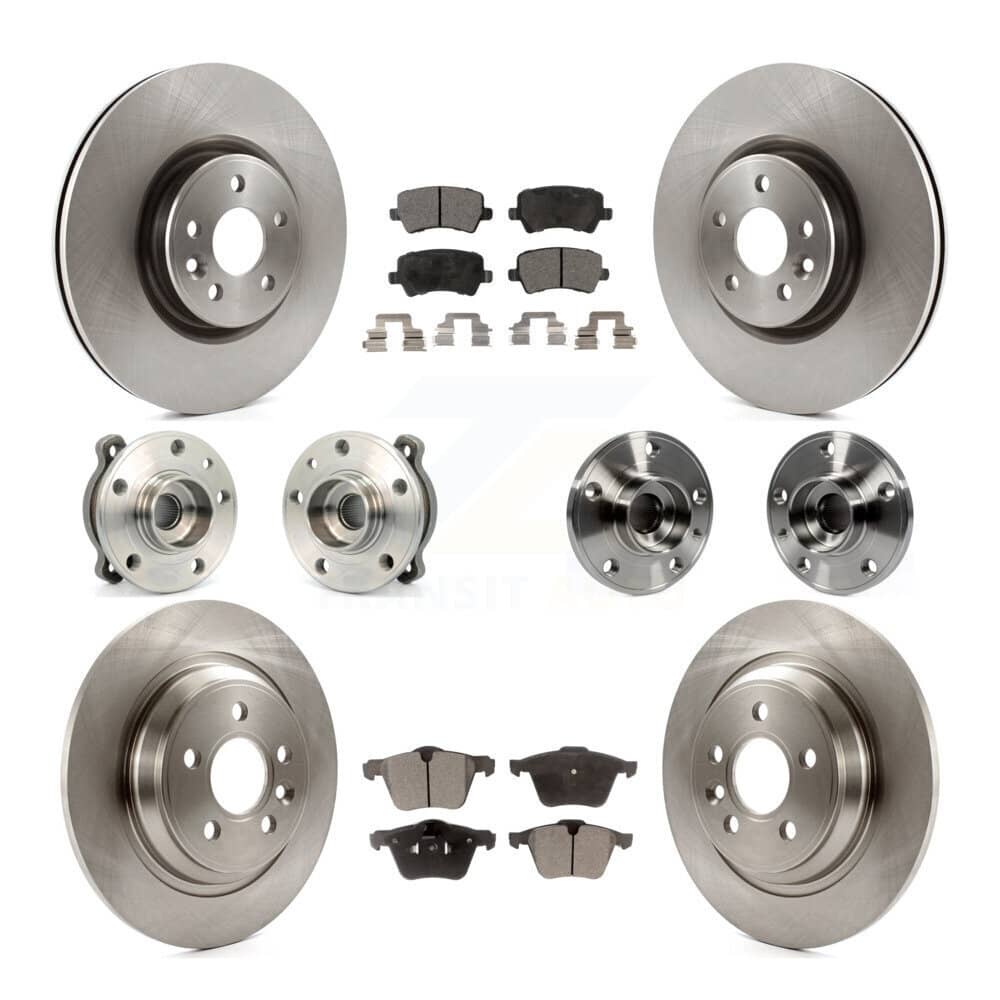 Transit Auto - KBB-119807 - Front and Rear Wheel Bearing and Hub Assembly Kits