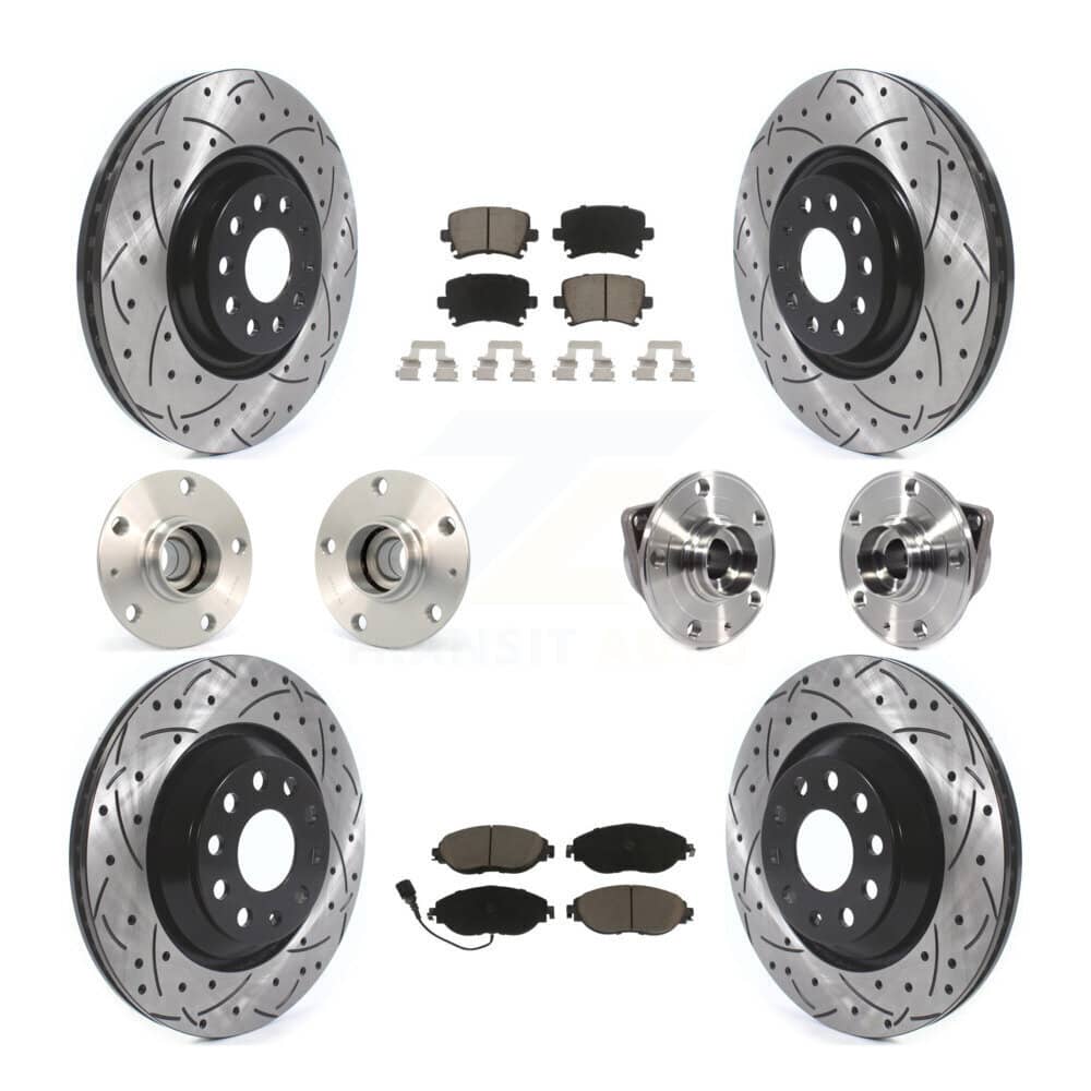 Transit Auto - KBB-119953 - Front and Rear Wheel Bearing and Hub Assembly Kits