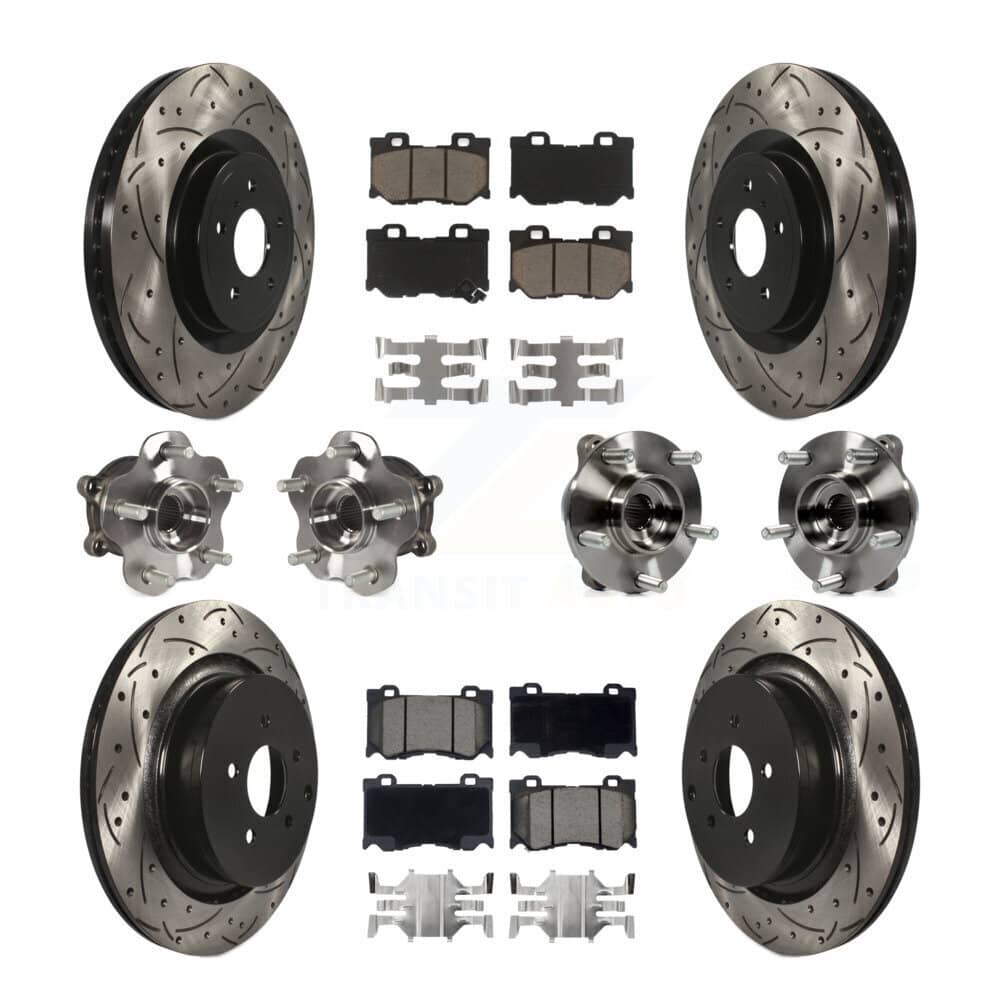 Transit Auto - KBB-120030 - Front and Rear Wheel Bearing and Hub Assembly Kits