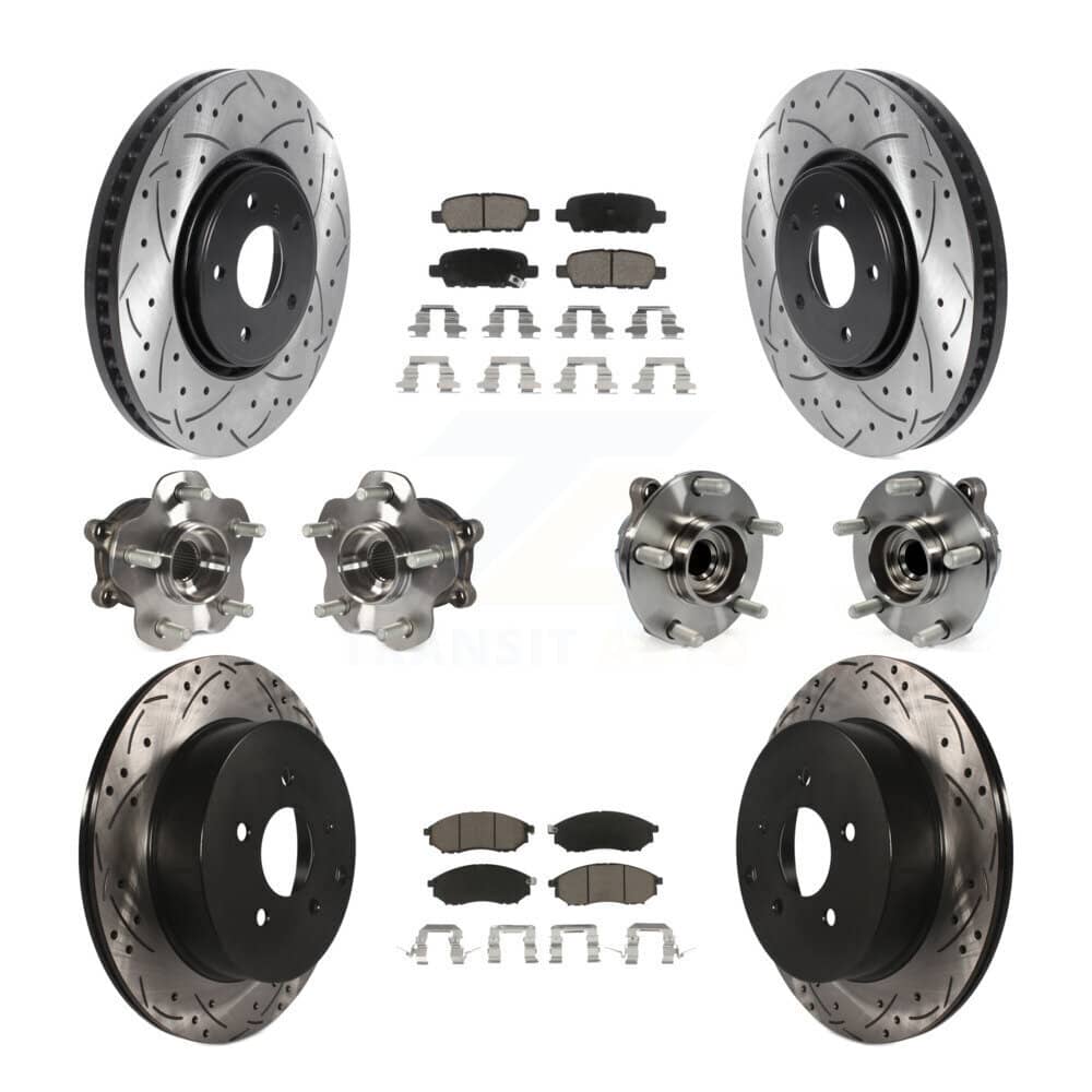 Transit Auto - KBB-120037 - Front and Rear Wheel Bearing and Hub Assembly Kits