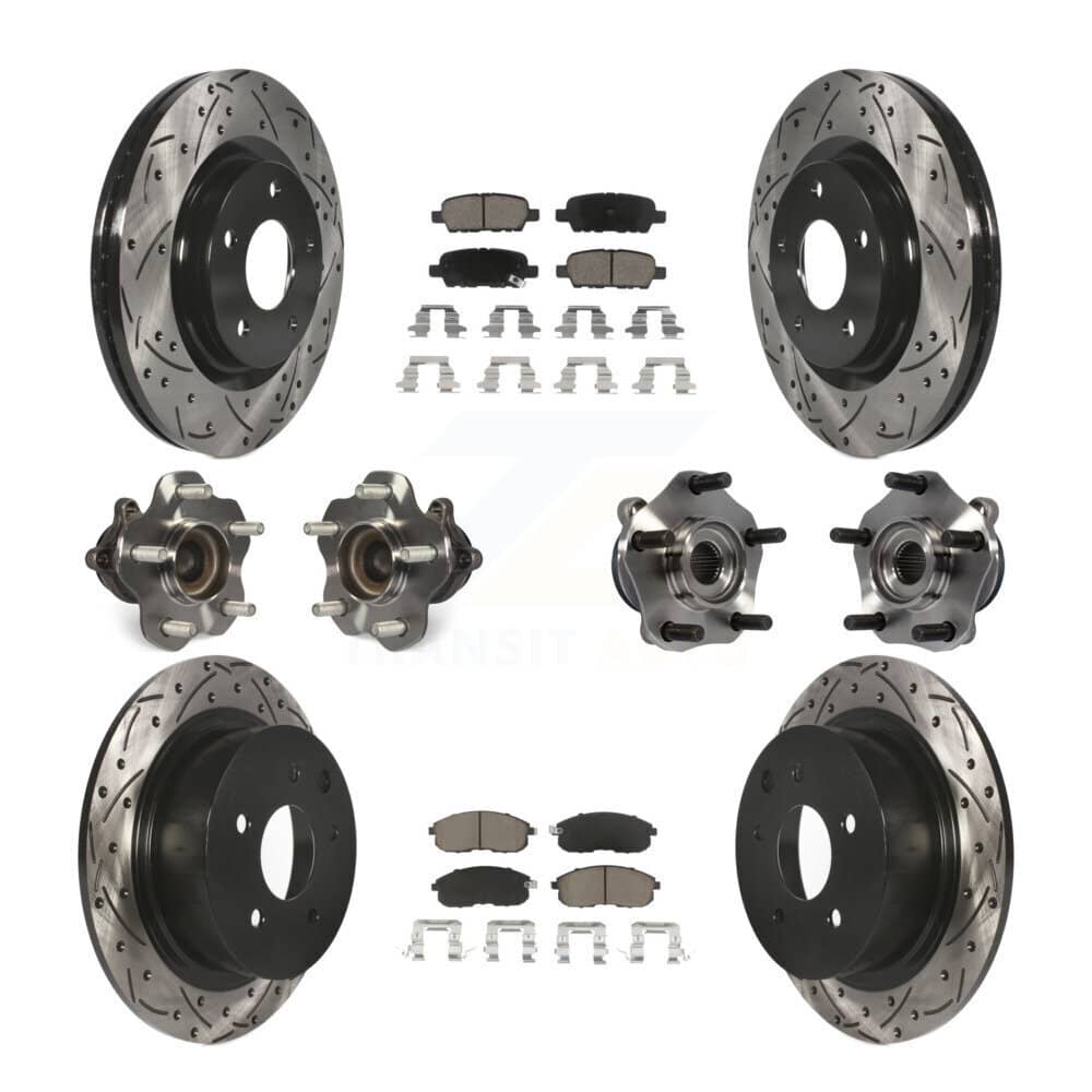 Transit Auto - KBB-120079 - Front and Rear Wheel Bearing and Hub Assembly Kits