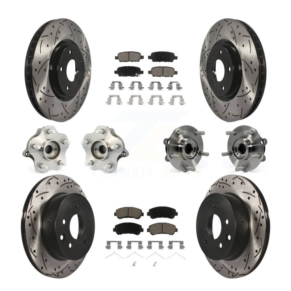 Transit Auto - KBB-120099 - Front and Rear Wheel Bearing and Hub Assembly Kits