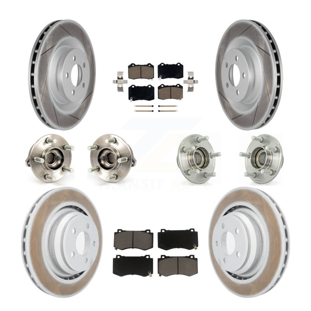 Transit Auto - KBB-120545 - Front and Rear Wheel Bearing and Hub Assembly Kits