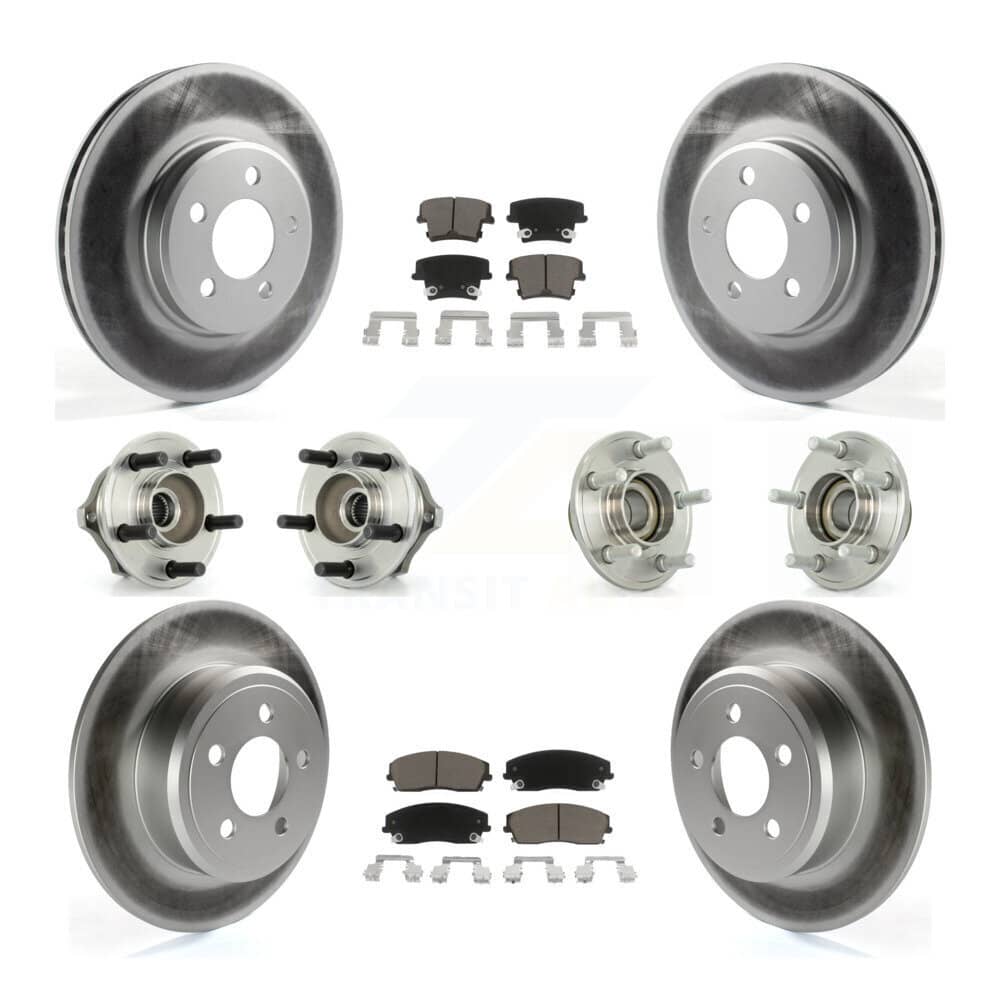 Transit Auto - KBB-120560 - Front and Rear Wheel Bearing and Hub Assembly Kits