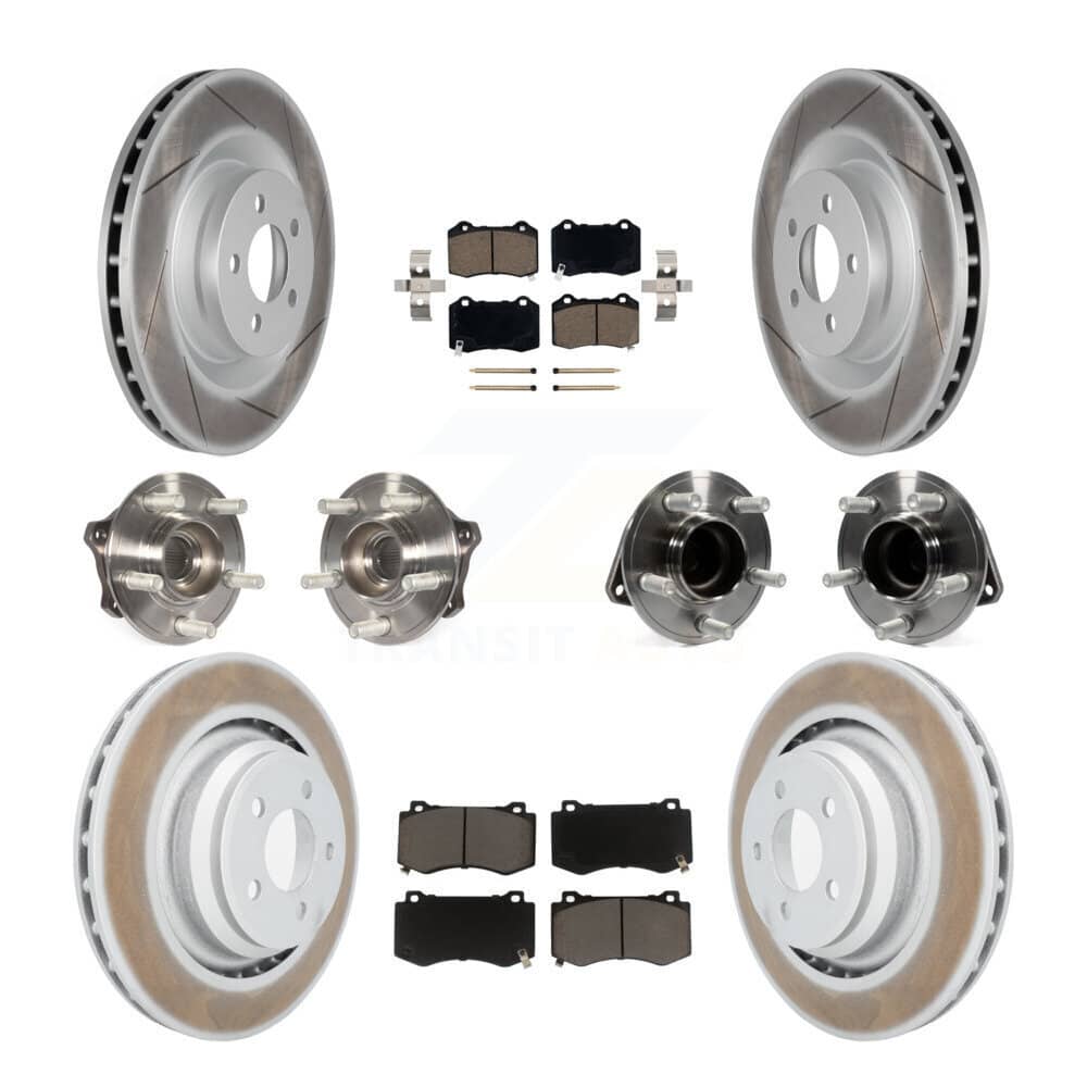 Transit Auto - KBB-120566 - Front and Rear Wheel Bearing and Hub Assembly Kits