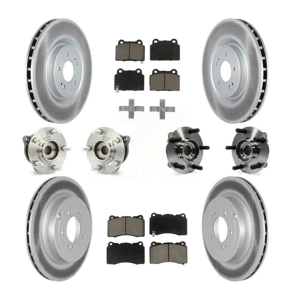 Transit Auto - KBB-120755 - Front and Rear Wheel Bearing and Hub Assembly Kits