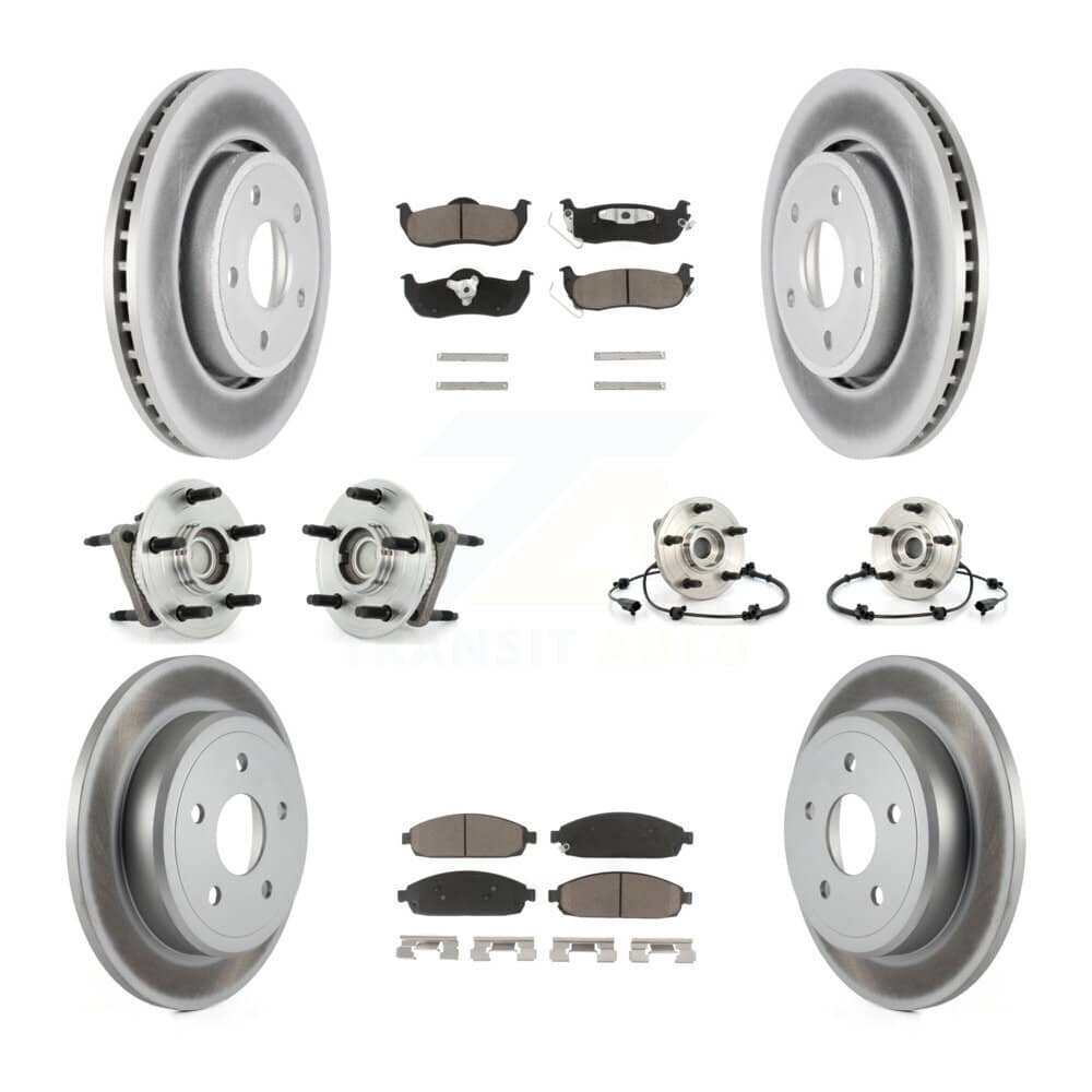 Transit Auto - KBB-120896 - Front and Rear Wheel Bearing and Hub Assembly Kits