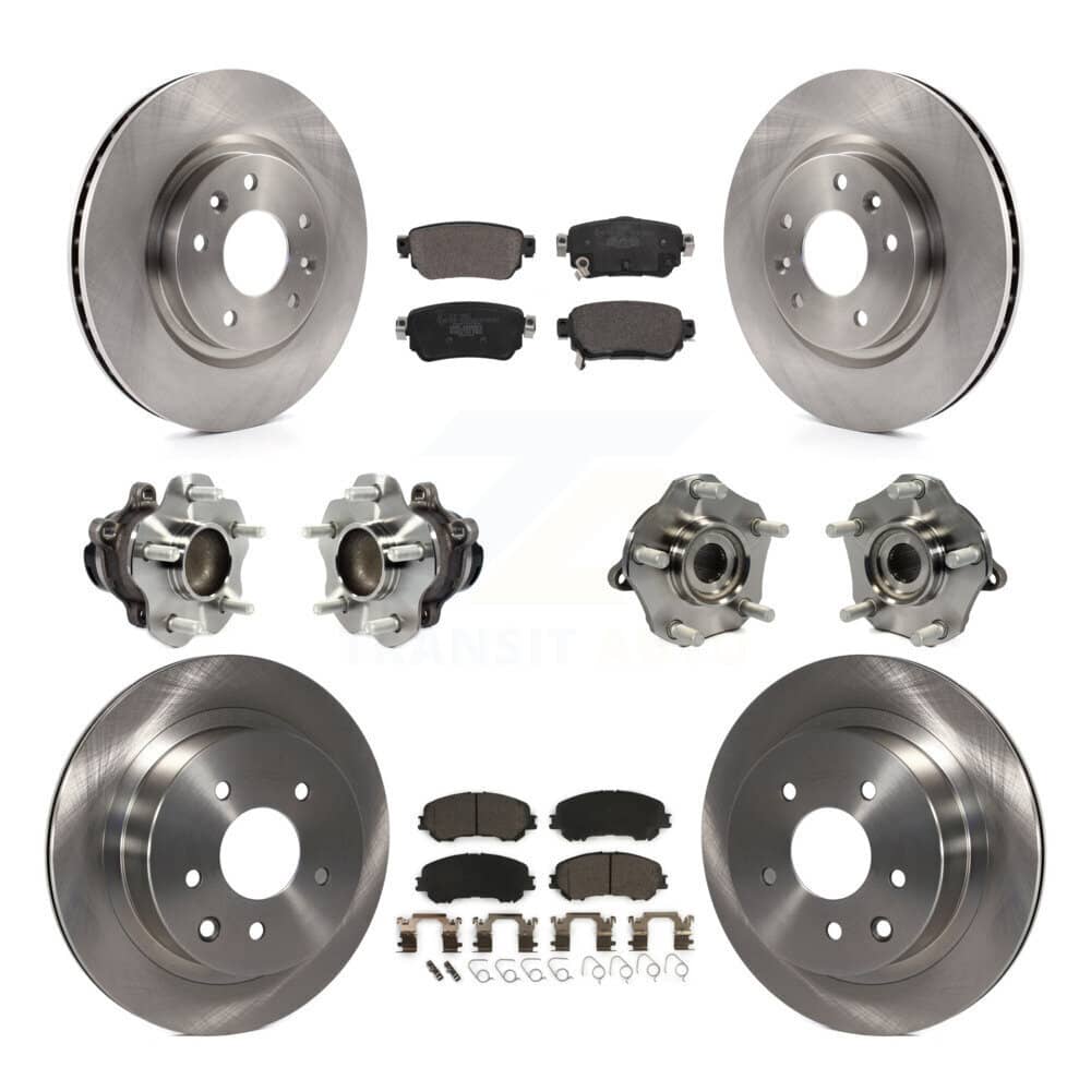 Transit Auto - KBB-122973 - Front and Rear Wheel Bearing and Hub Assembly Kits