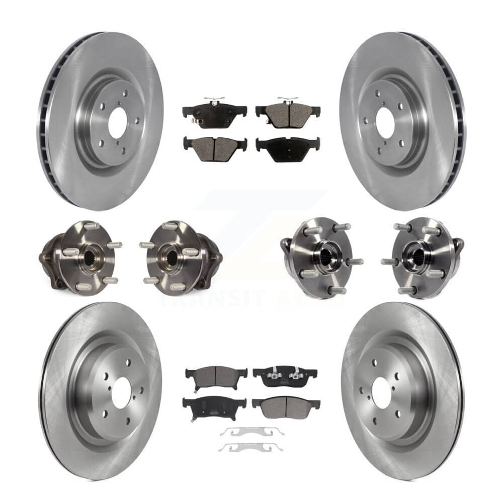 Transit Auto - KBB-123048 - Front and Rear Wheel Bearing and Hub Assembly Kits